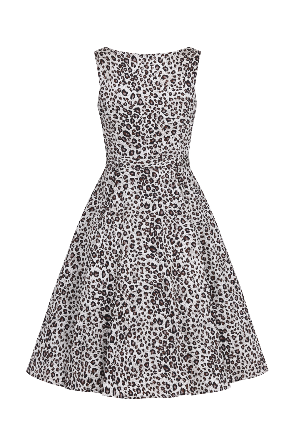 Zabrina Leopard Print Swing Dress